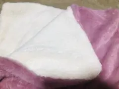 ポリエステル生地　ブランケット　ぬいぐるみ生地　ピンク