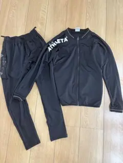 ATHLETA ブラック ジャージ上下セット　150