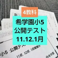 2026年最新】希学園 小4 公開テストの人気アイテム - メルカリ