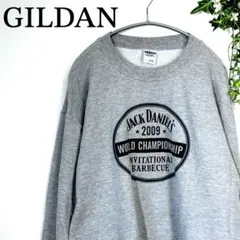 GILDAN ギルダン スウェット トレーナー グレー ジャックダニエルのサムネイル
