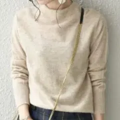 ハイネック ニット