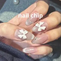 ネイルチップ リボン マグネット