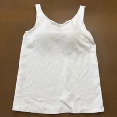 ユニクロ　エアリズム　リブ　ブラトップ　タンクトップ　L