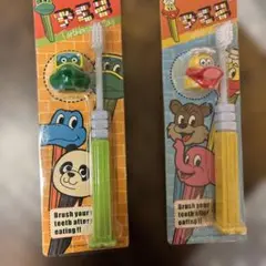 PEZキャラクター歯ブラシセット