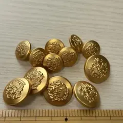 ゴールドボタン　大小セット　20mm 15mm 　匿名配送