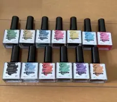 LULUマーブルリキッド インクネイル13色セット売り