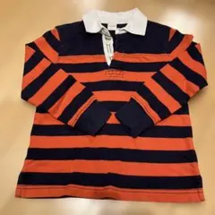 GYMBoree オレンジネイビー ポロシャツ