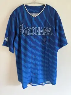 横浜DeNAベイスターズ 番号 5 松尾 汐恩選手 M サイズ　応援ユニ