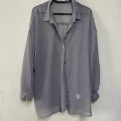 シアーオーバーサイズシャツ