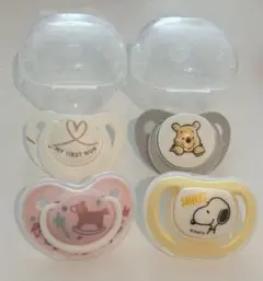 おしゃぶり Pigeon NUK Sサイズ4個セット まとめ売り【バラ売り可】のサムネイル