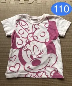 薄ピンクのミニーＴシャツ 110