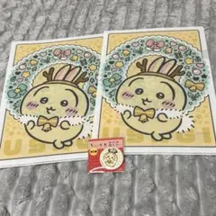 ちいかわ＆セブンイレブン コラボ うさぎ クリアファイル 缶バッジミラー セット