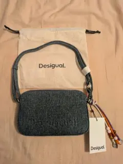 Desigual デジグアル　デニム　ショルダーバッグ　バッグ　ポーチ　袋付き