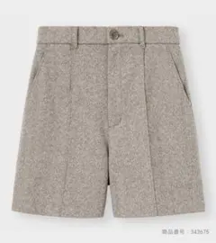 【GU】ヘリンボーン ショートパンツ　M
