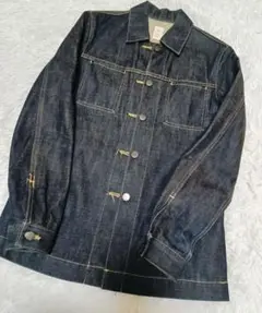 美品　シップス　Gジャン　M インディゴ