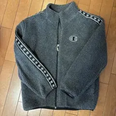 Champion フリースジャケット 160サイズ グレー