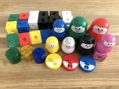 こどもちゃれんじ いろりん 人形 ブロック 知育おもちゃ　マトリョーシカ