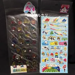 アフロ犬　平成レトロ　シール　セット　平成　女児　サンエックス　新品