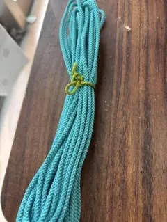 京都の和紐　組紐　ターコイズブルー　6m