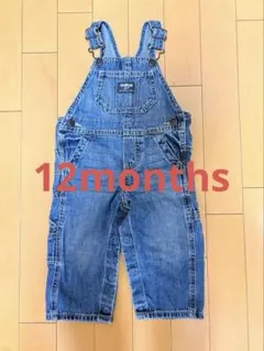 OshKosh B'gosh デニムオーバーオール12months 80センチ