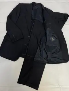 銀座・山形屋 オーダースーツ濃紺ストライプ（サイズ；3L～4L相当）