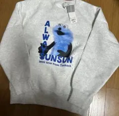 新品！GU ヘビーウェイトスウェットプルオーバー パペットスンスン S