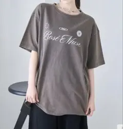Chemical wash logo T-shirts ロゼミューズ - メルカリ
