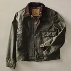 Mサイズ　リーバイス x バブアー Type II Waxed Trucker