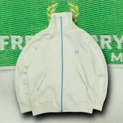 【フレッドペリー】トラックジャケット　ジャージ　M 90s ポルトガル製　白　e フレッドペリー】トラックジャケット ジャージ M 90s ポルトガル