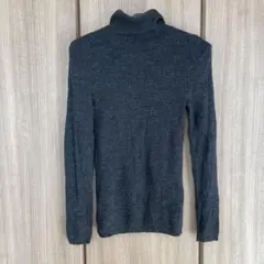 (サクサク様専用)ダークグレー タートルネックセーター Lサイズ