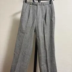 BLACK & WHITE ツイードスラックス ゴルフパンツ