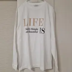 JOURNAL STANDARD ホワイト ロングスリーブ Tシャツ