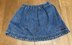OshKosh デニムスカート いちご刺繍 90cm 女の子　ベビー　スカート