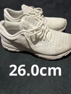 Brooks Ghost 13 ランニングシューズ　ホワイト 26cm