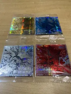 ドラゴンボールウエハース レアシール4枚セット
