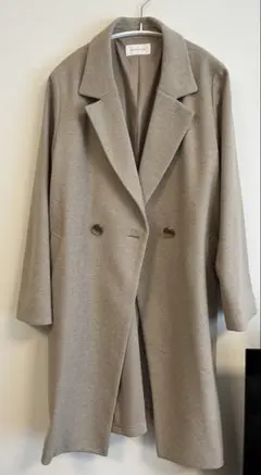 グローバルワーク　軽やかストレッチテーラーコート　ベージュツイル