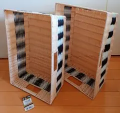 IRISOHYAMA　カラー編みバスケット