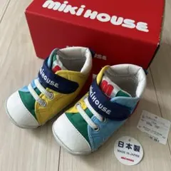 13.0 ミキハウス　サックス　スニーカー　男の子
