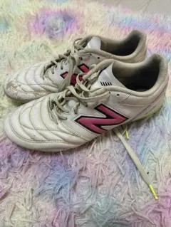 New Balance サッカーシューズ・スパイク ホワイト/ピンク
