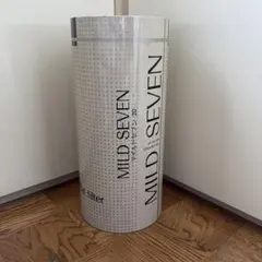 【昭和レトロ】MILD SEVEN マイルドセブン　スチール缶 ゴミ箱 昭和レトロ 当時物 マイルドセブン MILD SEVEN レア 希少 ゴミ箱