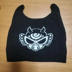 美品HYSTERIC MINI ベビー服 ブラック帽子ニット