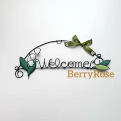 リリー・オブ・ザ・バレイ＊welcomeリース　ワイヤークラフト