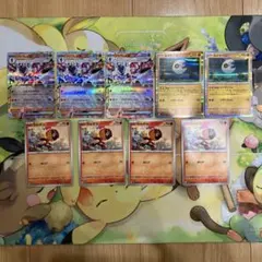 ポケカ　ソウブレイズセット(ソウブレイズ3枚、カルボウ4枚、ルナトーン2枚)