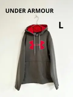 UNDER ARMOUR スウェットパーカー グレー　L