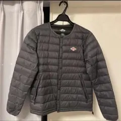 DANTON インナーダウン グレー キルティング ダウンジャケット M