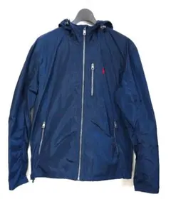 Ralph Laurenナイロンジャケット ドローコード付 POLO RALPH LAUREN◇ナイロンジャケット/S/ポリエステル/NVY
