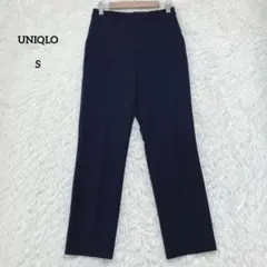 UNIQLO ユニクロ スマートアンクルパンツ S ネイビー スリムテーパード
