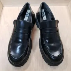 ル*様 ZARA 厚底 ローファー