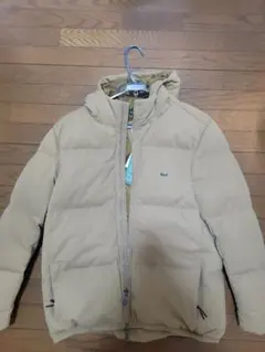 LACOSTE ベージュ ダウンジャケット US XL