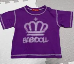 BABYDOLL パープルTシャツ サイズ80cm